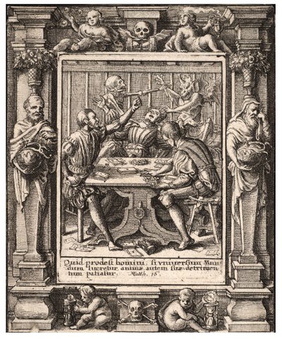 Gamesters by Wenceslaus Hollar